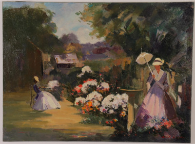 Dimitri Hristoff - Country Garden Scene