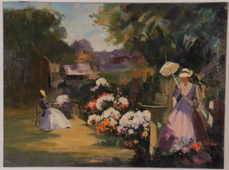 Dimitri Hristoff - Country Garden Scene