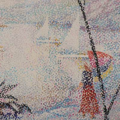 Dimitri Hristoff - Pointillistic Sailboat S