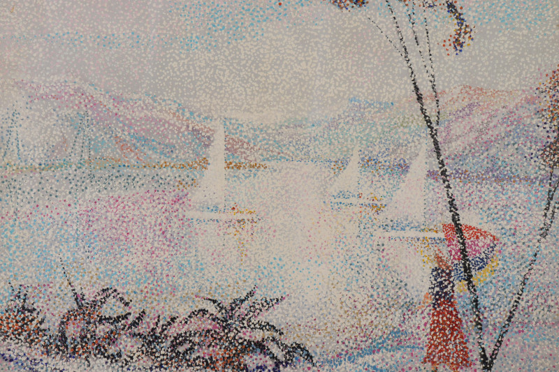Dimitri Hristoff - Pointillistic Sailboat S