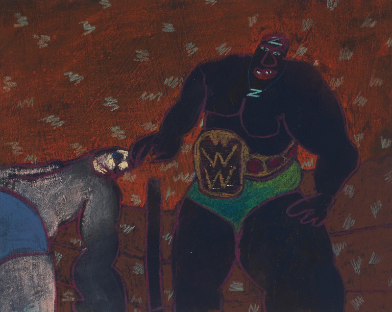 Scott Miller - Untitled (Wresters)