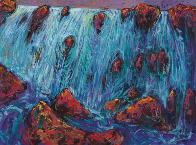 Robert Schaberl - Group, four (4) waterfall scenes