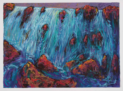 Robert Schaberl - Group, four (4) waterfall scenes