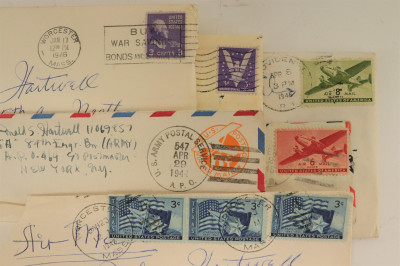 WWII Wartime Correspondence Ephemera Lot