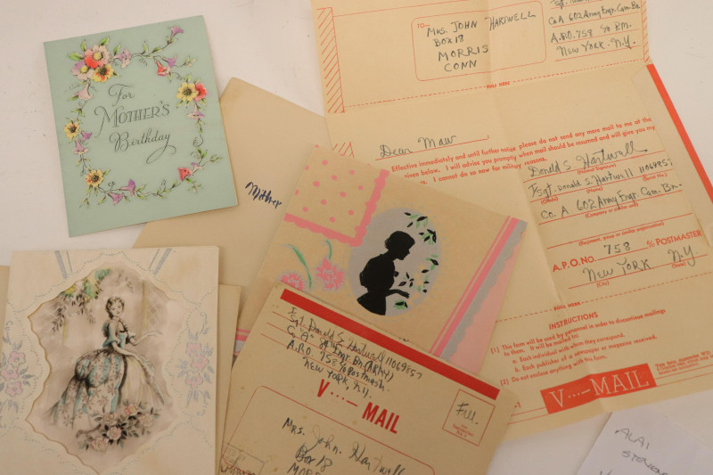 WWII Wartime Correspondence Ephemera Lot