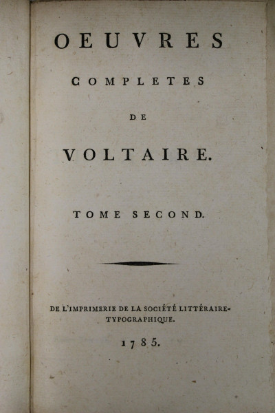 48 Volumes De Voltaire Oeuvres 1785