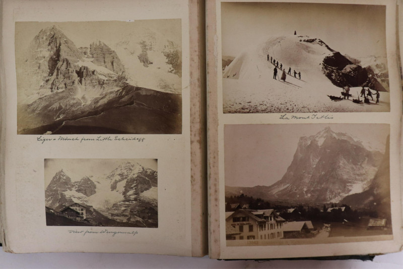 Leather Bound Books and Vintage Photo Albums