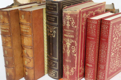 Leather Bound Books and Vintage Photo Albums