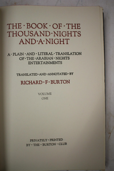 Arabian Nights Book Set