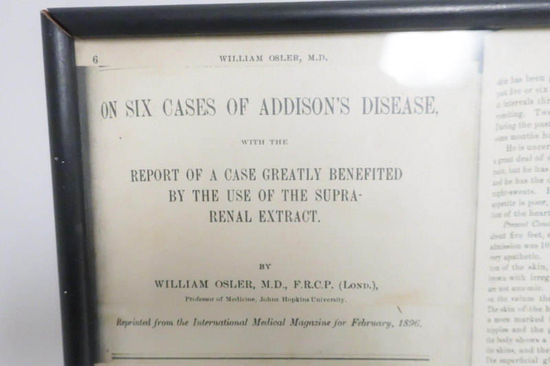 Medical. James Jackson MD &amp;amp; Wm Osler MD