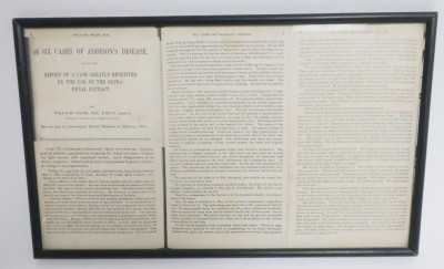 Medical. James Jackson MD &amp;amp; Wm Osler MD