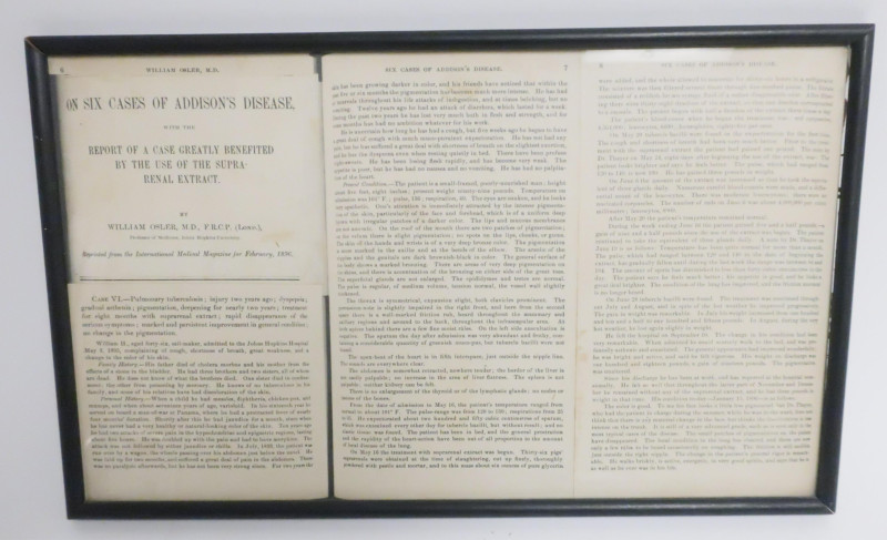 Medical. James Jackson MD &amp;amp; Wm Osler MD