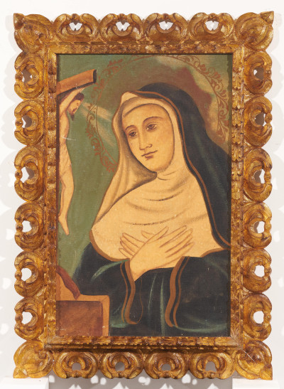 Artist Unknown - Group, four (4) Spanish Colonial paintings