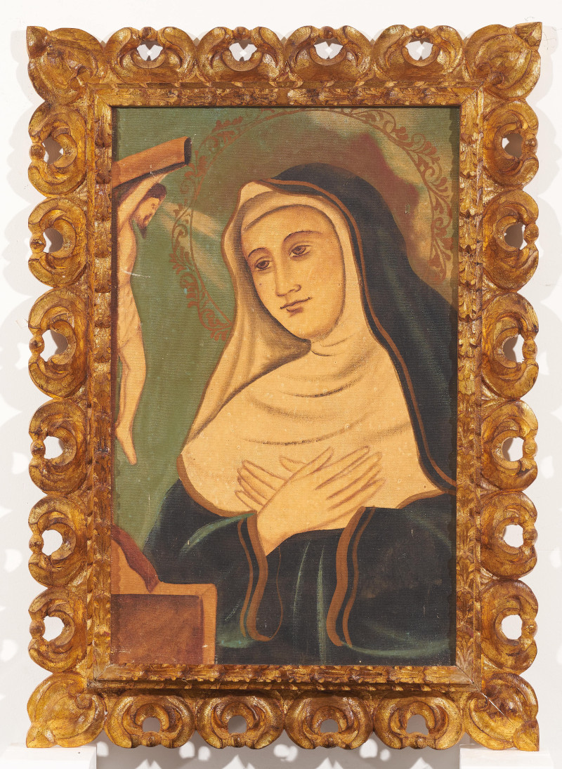 Artist Unknown - Group, four (4) Spanish Colonial paintings