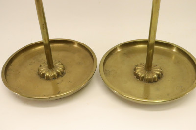 Pr. of Japanese Bronze Standing Pricket Sticks