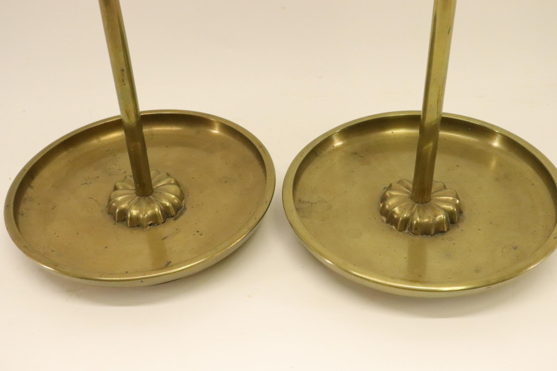 Pr. of Japanese Bronze Standing Pricket Sticks