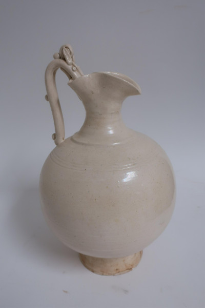 Two Tang Dragon Handle Vessels