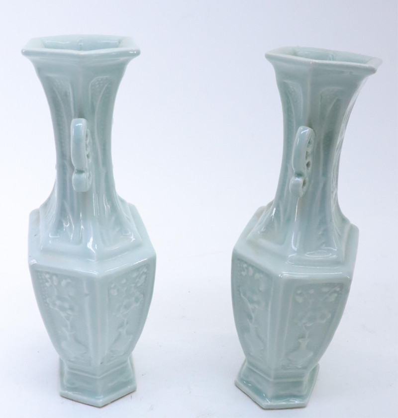 2 Prs. Chinese Vases, one Lowesoft
