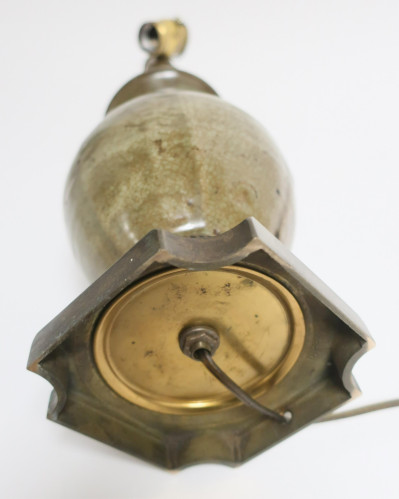 Chinese Celadon Vase as Lamp