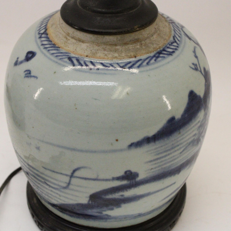 2 Chinese Canton Ginger Jars as Lamps
