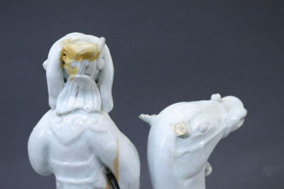 3 Chinese Blanc de Chin Pieces