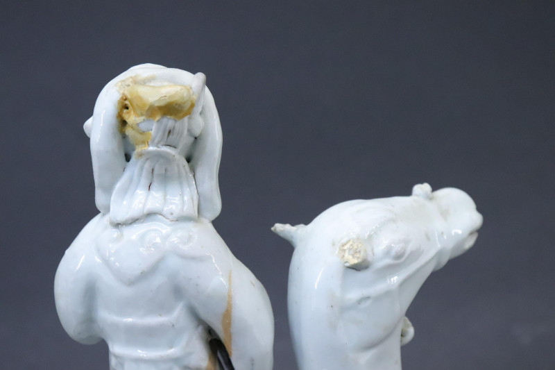 3 Chinese Blanc de Chin Pieces