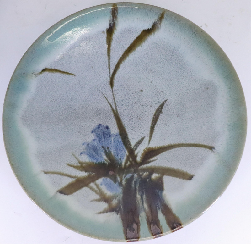 5 Modern Asian Stoneware Plates