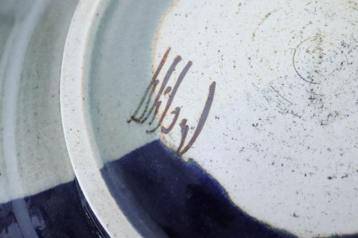 5 Modern Asian Stoneware Plates