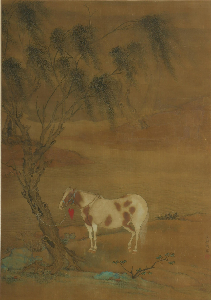After Zhao Yong (1289-1360), Work on Silk
