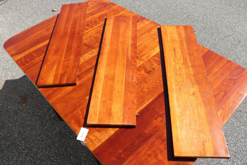 George III Style Cherry Dropleaf Ext. Dining Table