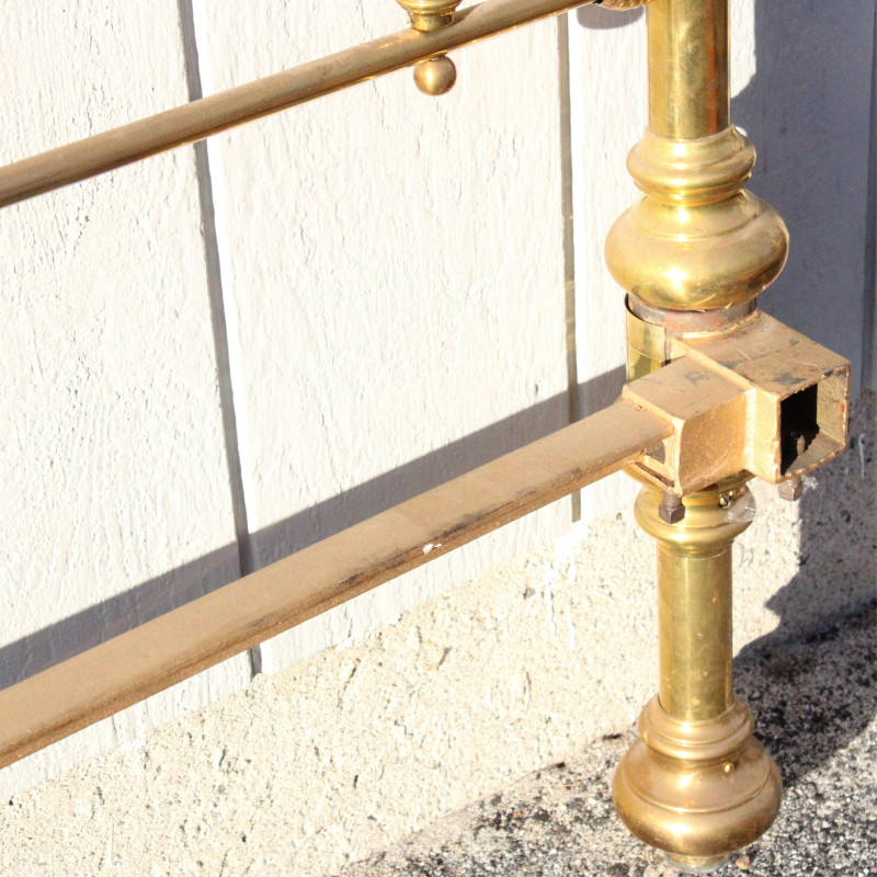 King Size Brass Headboard