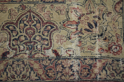 Kirman Hand Knotted Wool Rug, 17 x 14