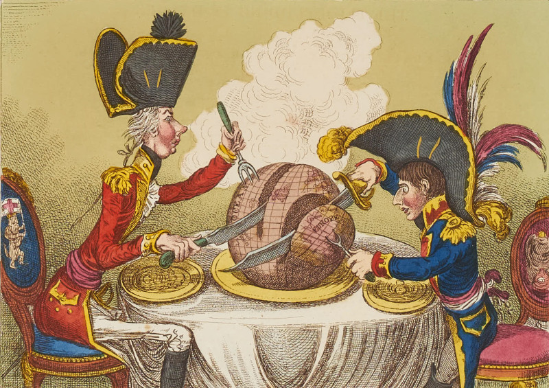 James Gillray - Plum Pudding in Danger