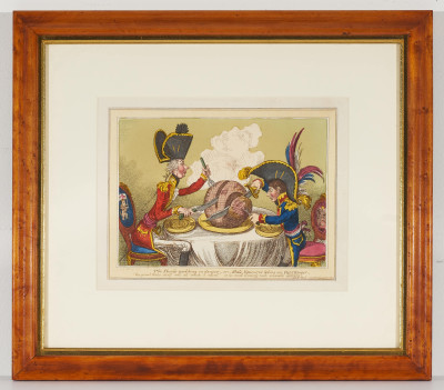 James Gillray - Plum Pudding in Danger