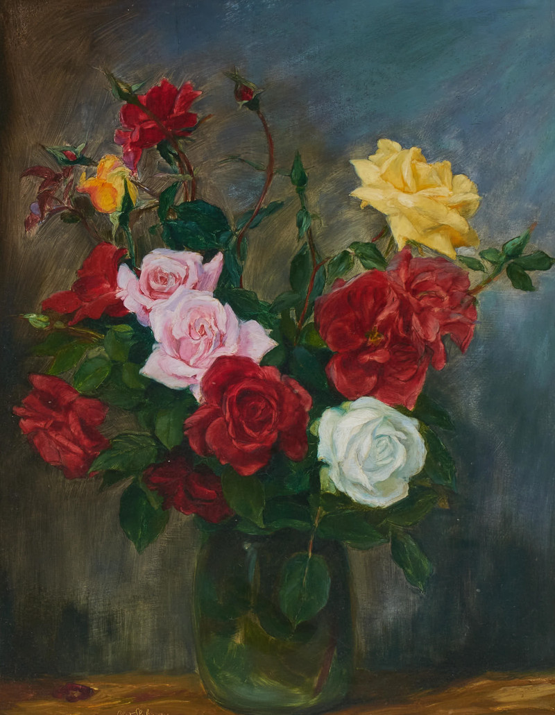 Unknown Artist - Still life roses