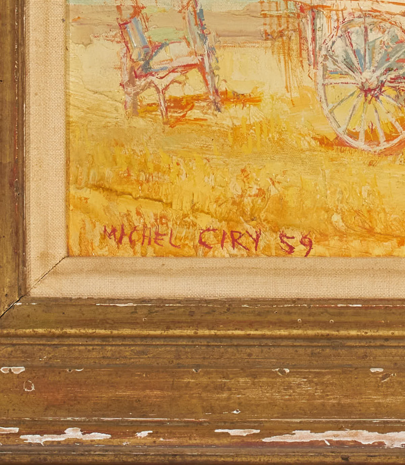 Michel Ciry - Untitled (Golden field)