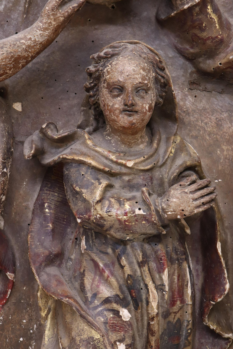 Continental Baroque Figural Relief Panel 17th C