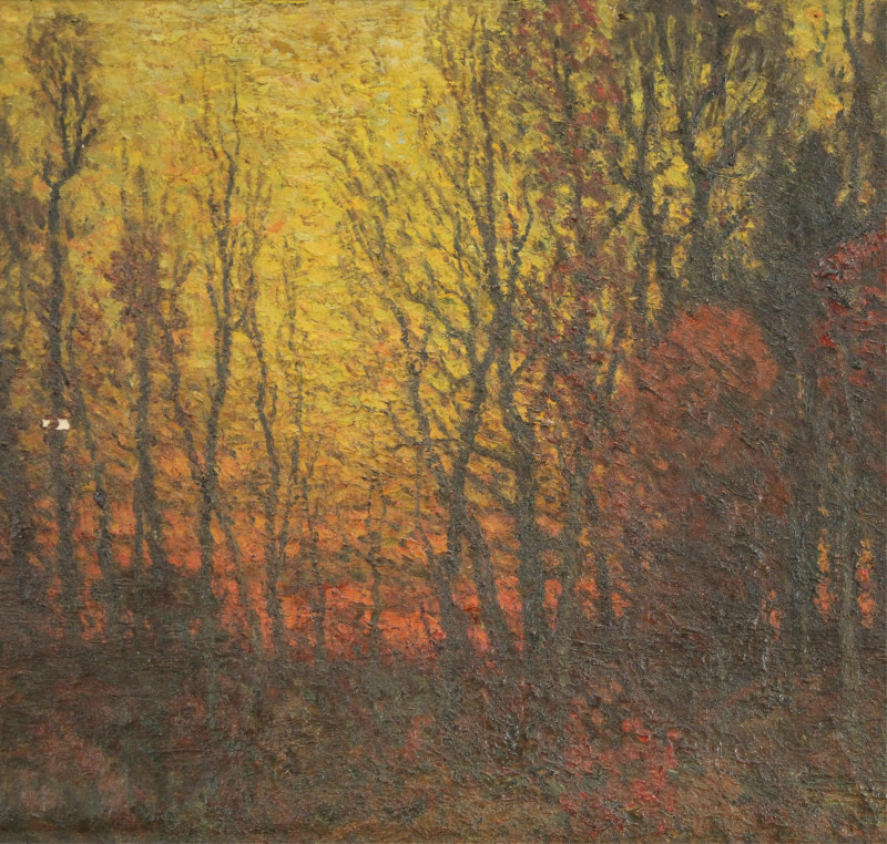 Attr John Joseph Enneking Autumn Sunset O/C