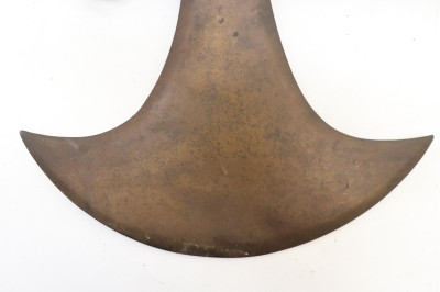 Medieval Style Bronze Oak Battle Axe