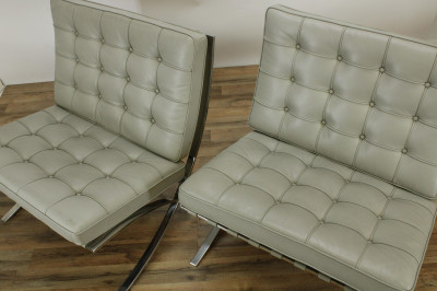 Pair of Knoll Barcelona Chairs