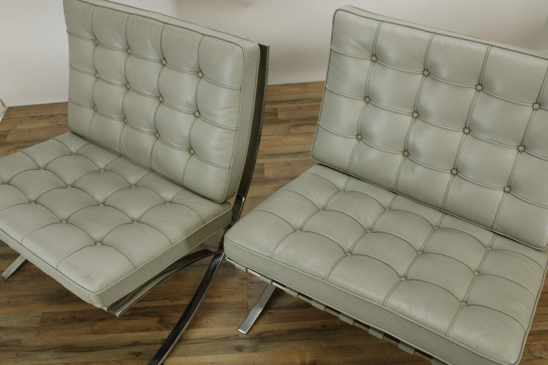 Pair of Knoll Barcelona Chairs
