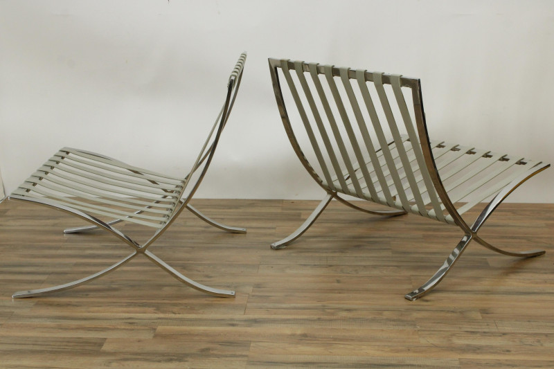 Pair of Knoll Barcelona Chairs