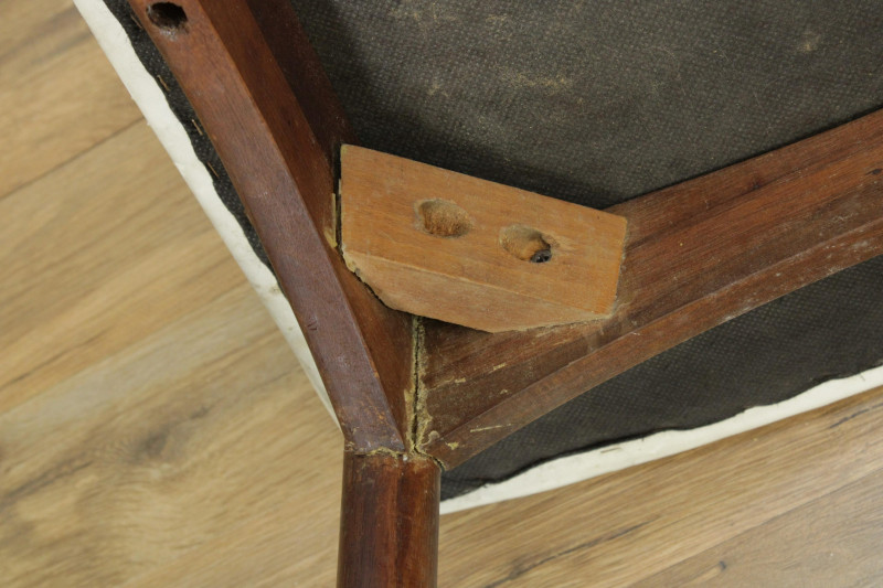Pair Mid Century Mahogany Side Chairs