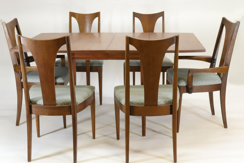 Broyhill Brasilia Walnut Table and Chairs