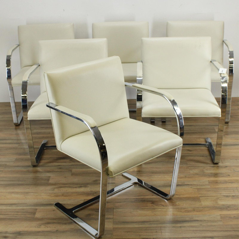 6 Mies Van De Rohe BRNO Armchairs