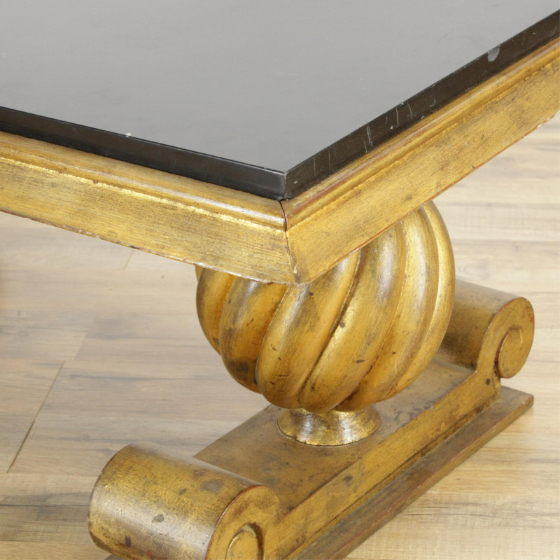 Art Deco Gilt Washed Coffee Table poss Moreau
