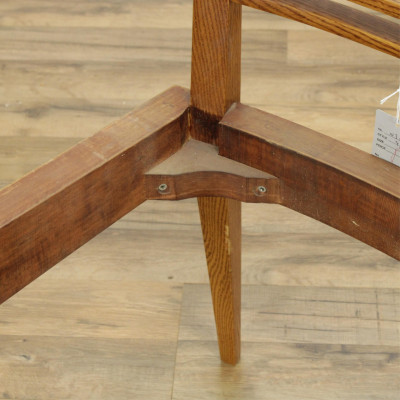 Set of 3 Art Deco Style Oak Side Chairs