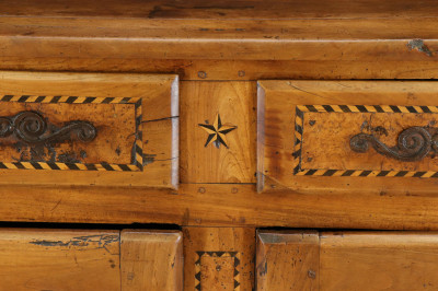 18th C French Buffet Deux Corps