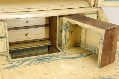 18th C Venetian Paint Decorated Secretary