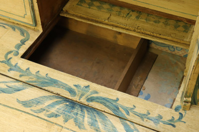 18th C Venetian Paint Decorated Secretary